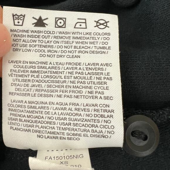 NIKE Womens Black Tech Fleece Side Zip Sleeveless Hooded Vest w/ Pockets Size XS - Picture 8 of 9